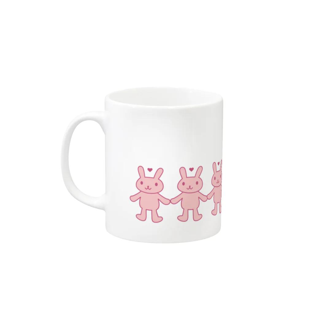 AROMA☆LOVELYのLOVELY♡RABBIT Mug :left side of the handle