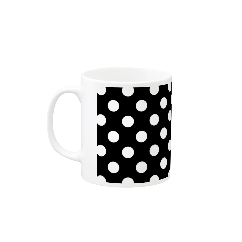 dot-regginaの水玉 Mug :left side of the handle