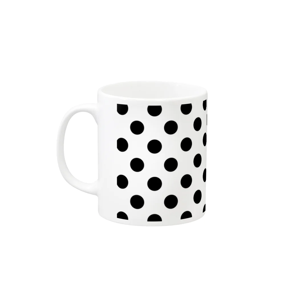 dot-regginaの水玉 Mug :left side of the handle