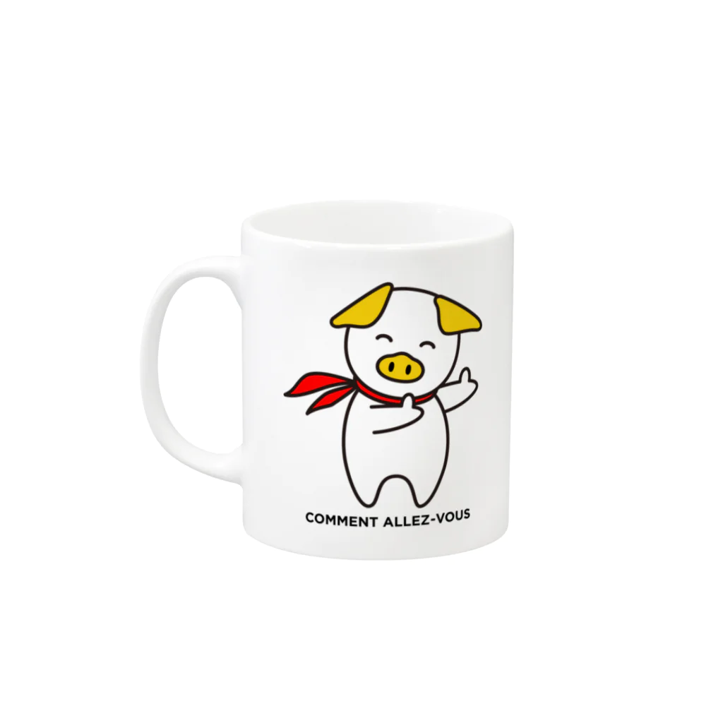 コマンタレブーのコマンタレブー Mug :left side of the handle