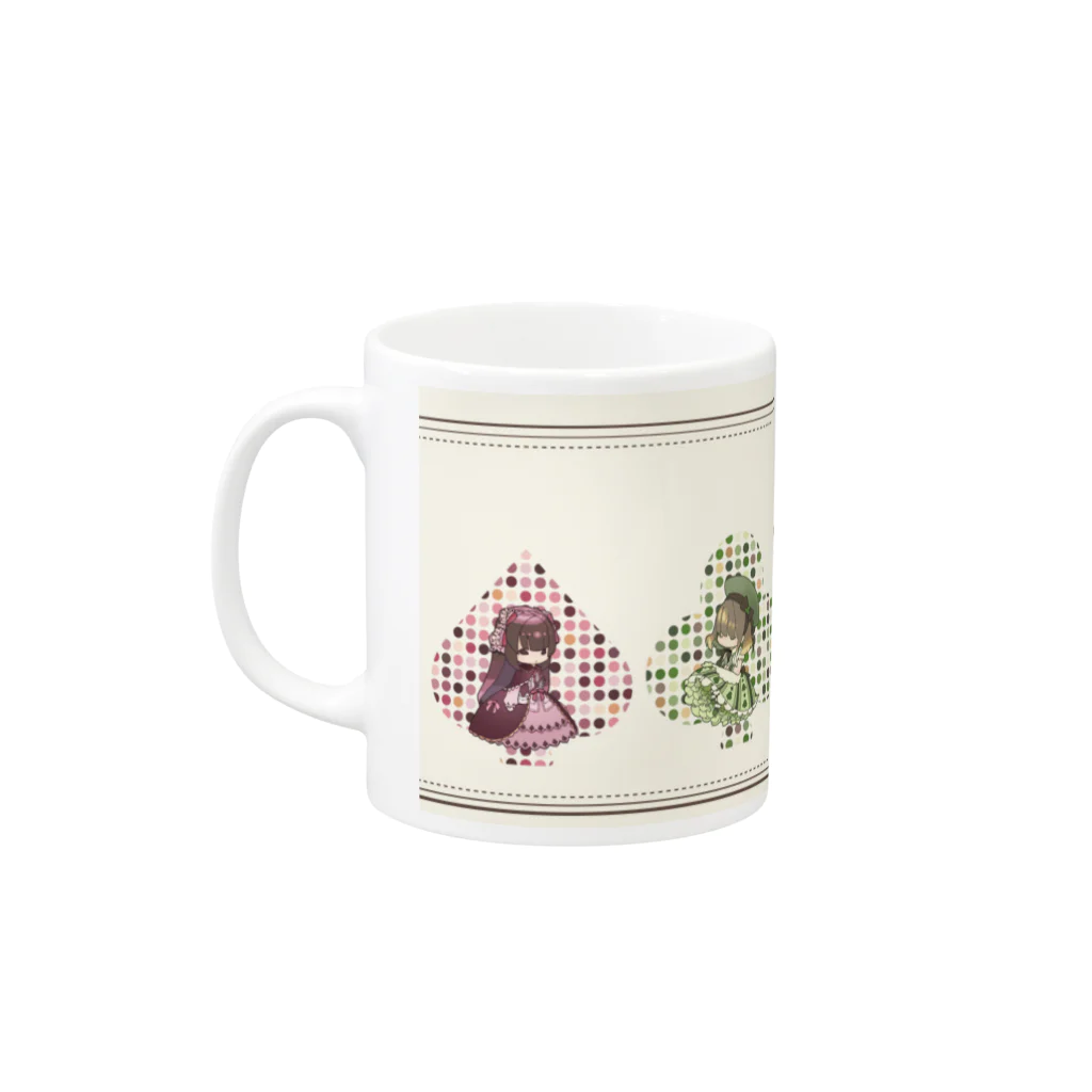 tohno_hotaruのSweet Suits✿ Mug :left side of the handle