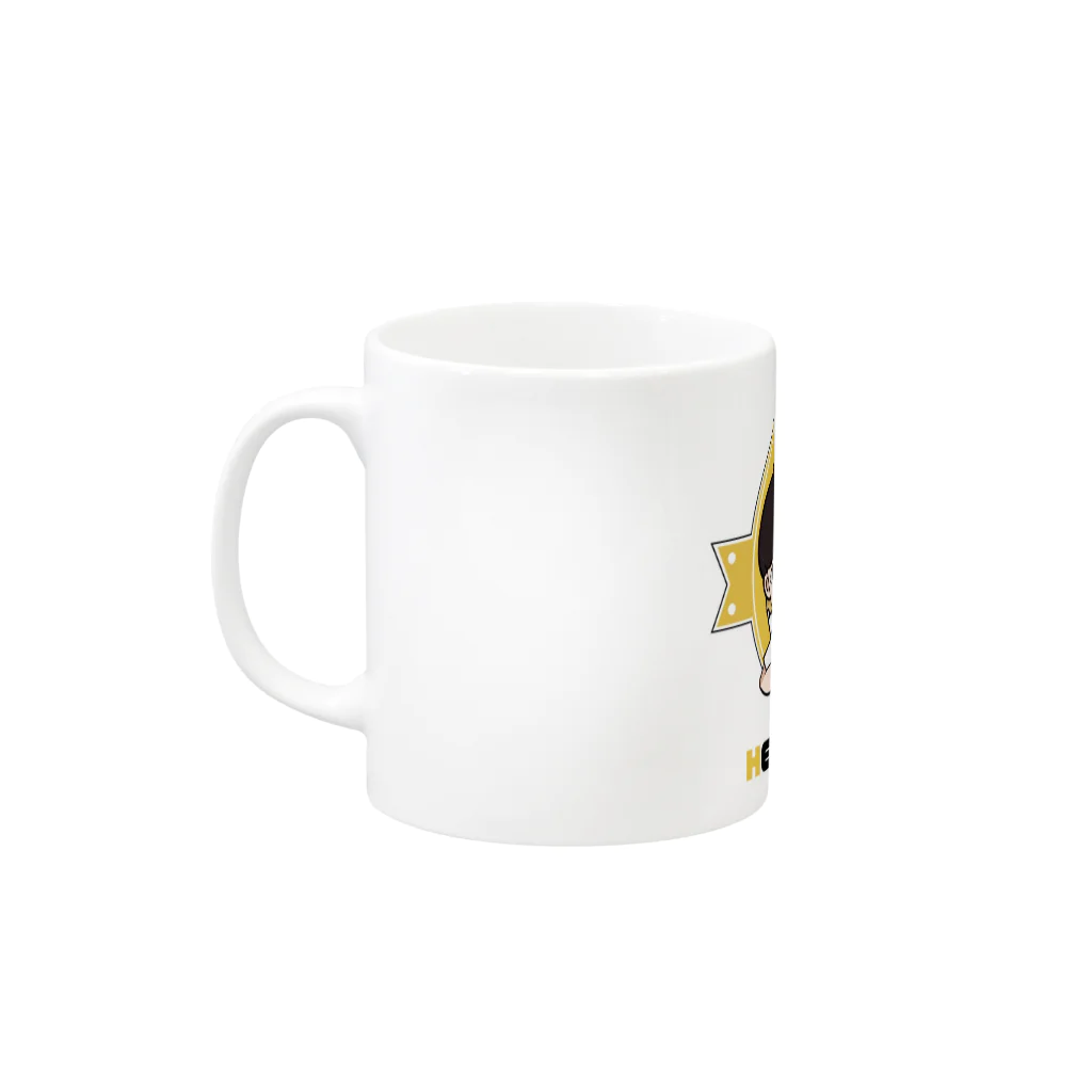 いぎーのようぶん　の【へしこ&いぎー】なかよし Mug :left side of the handle