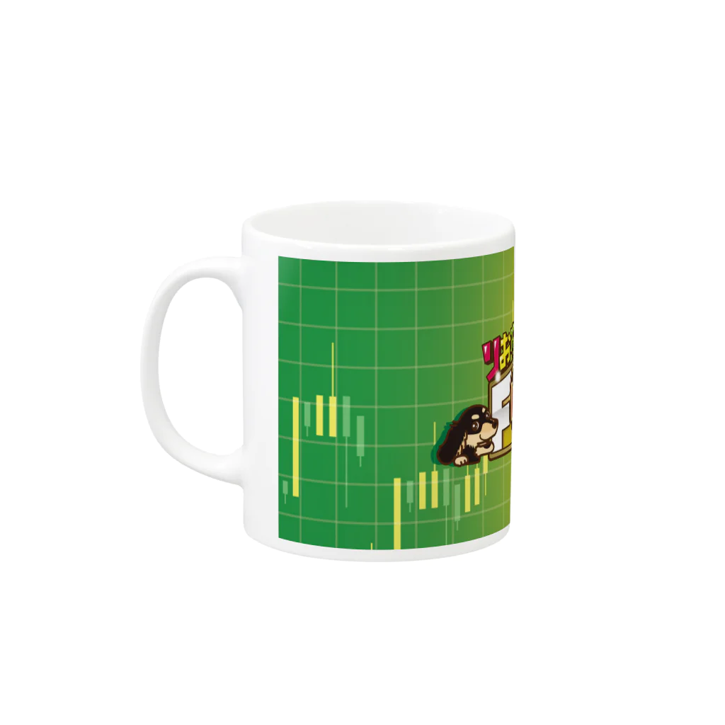 riona_chのマグカップ - グリーン Mug :left side of the handle