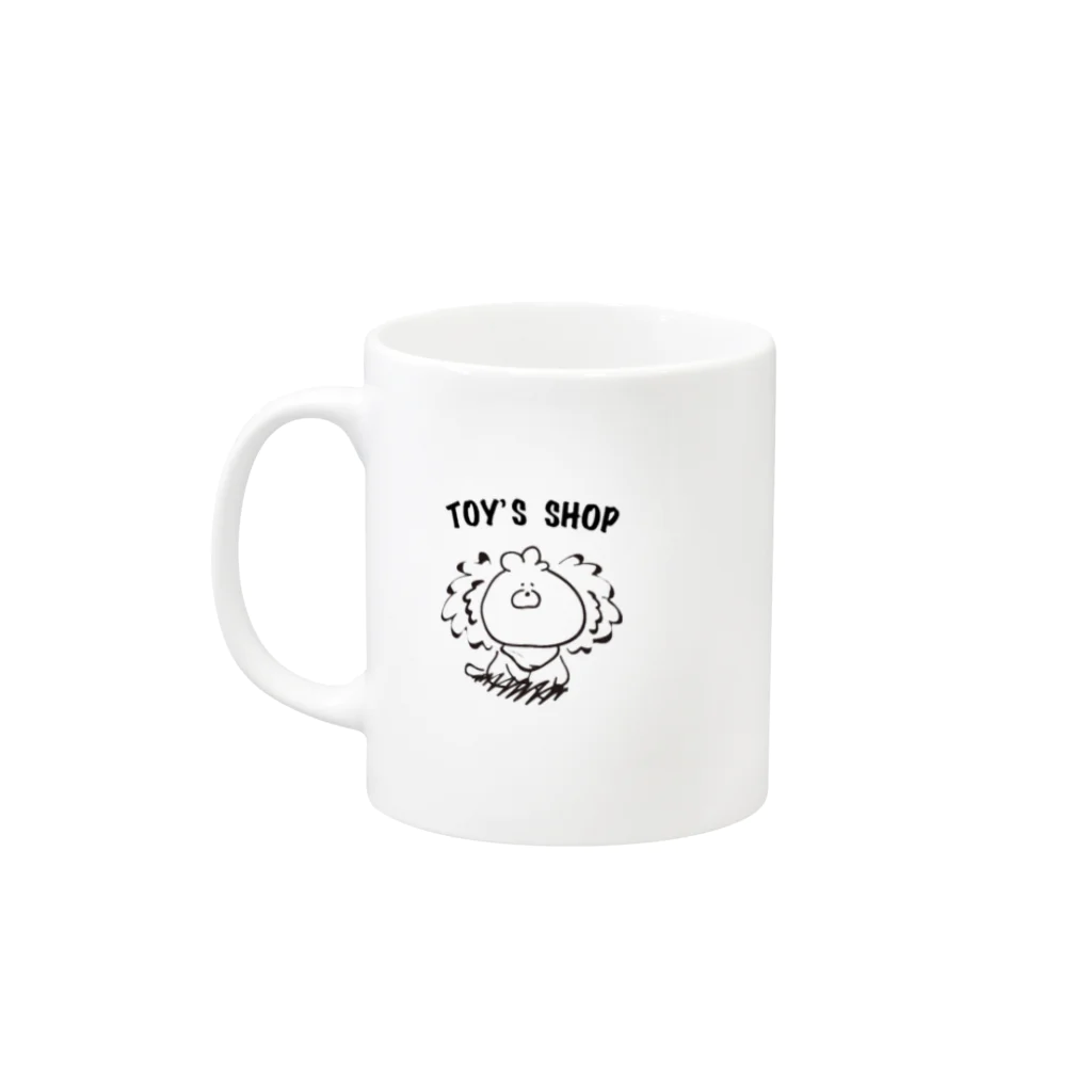 TOY'S SHOPのmono toy chan Mug :left side of the handle