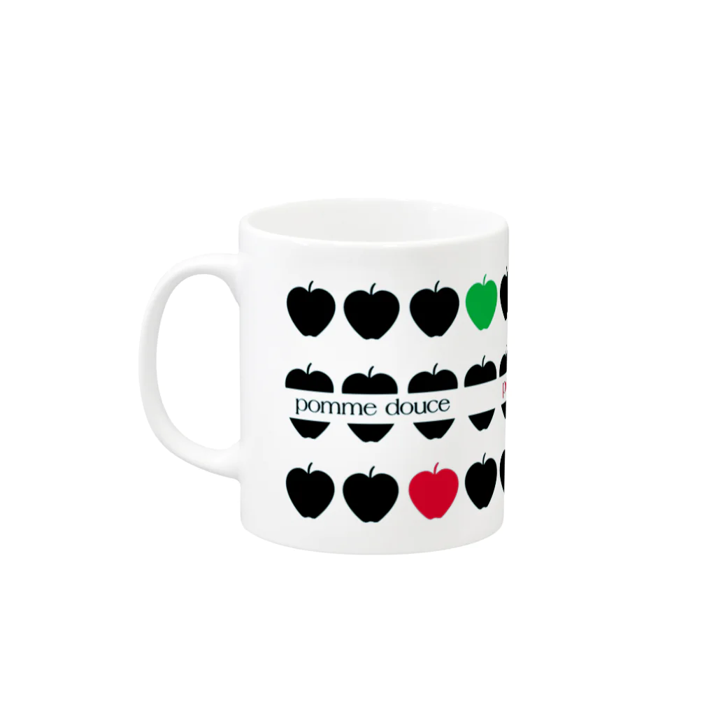 いつみ(^^♪のsweet appleK Mug :left side of the handle