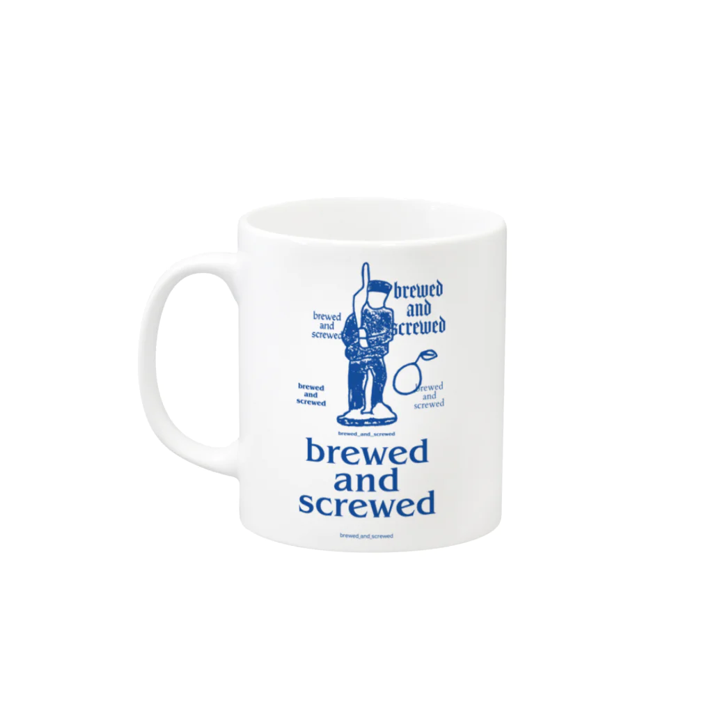 brewed and screwedのother good's マグカップの取っ手の左面