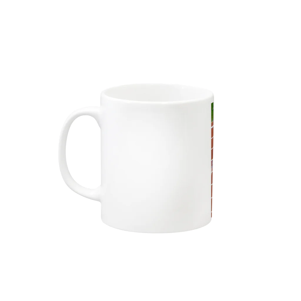 temple islandのとても速いプードル Mug :left side of the handle