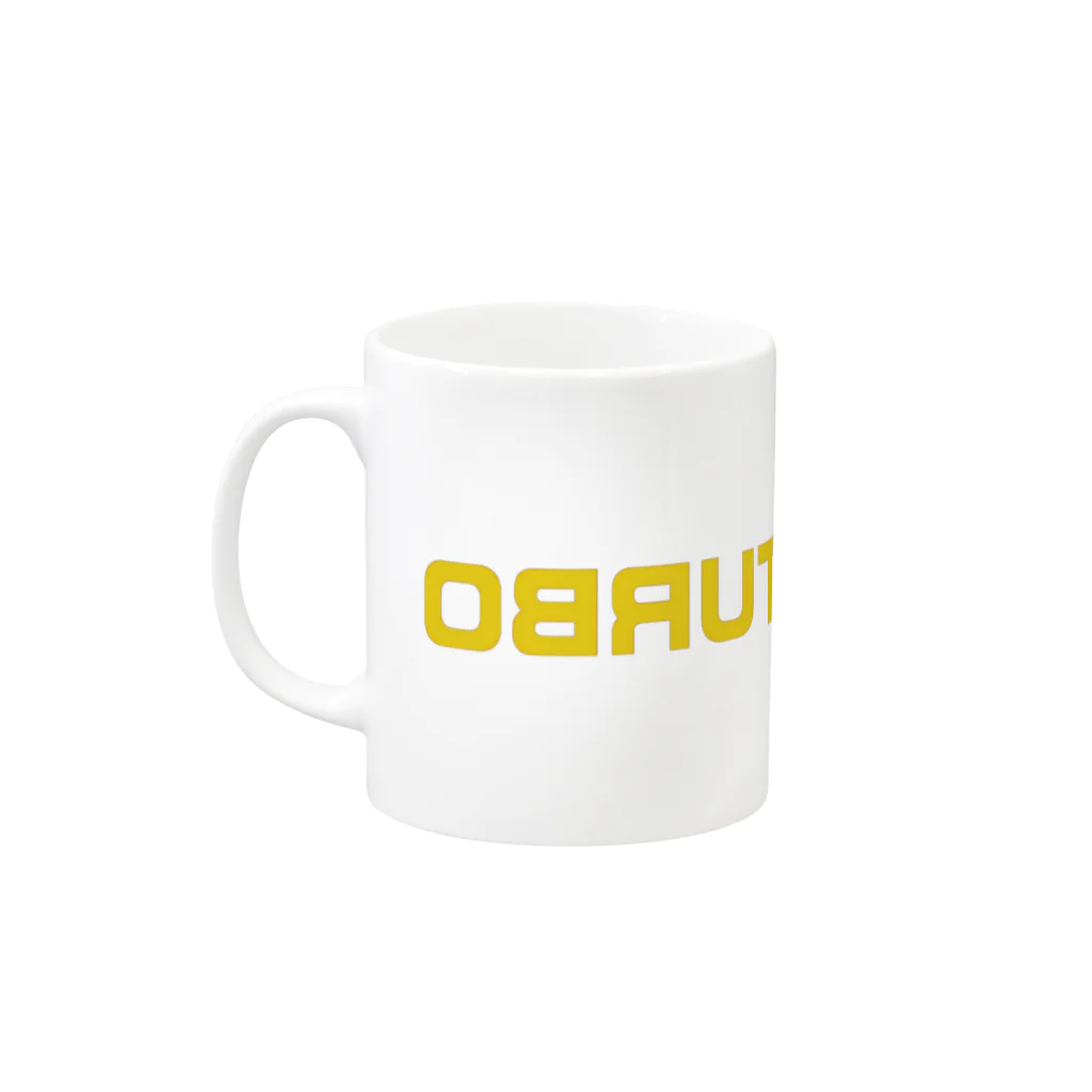 HideChannel_JDMの【公式グッズ】反転ターボシリーズ　ヒデチャンネル・HideChannel JDM Mug :left side of the handle