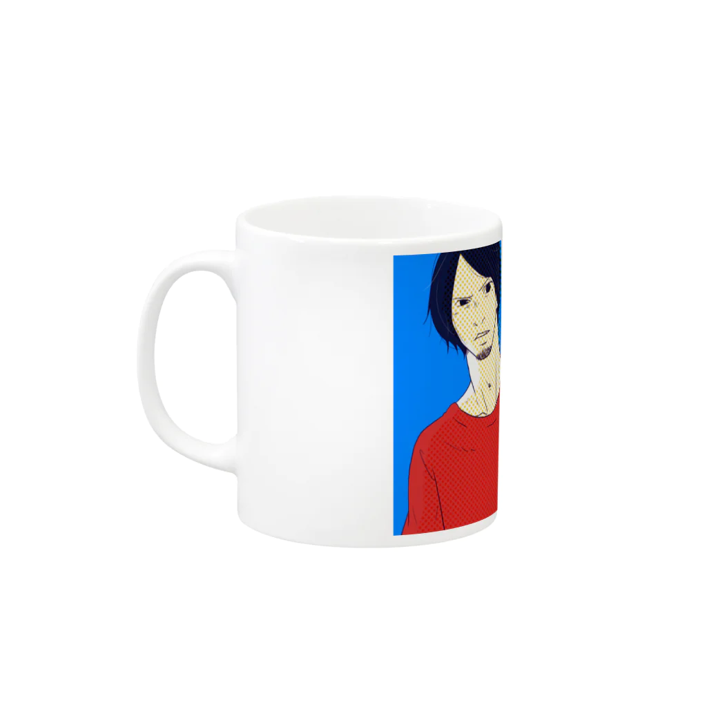 さよならみらい.出張所のbbb Mug :left side of the handle