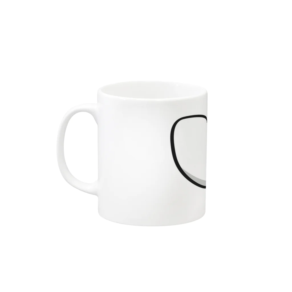 のりたまの⌒(ё )⌒ Mug :left side of the handle