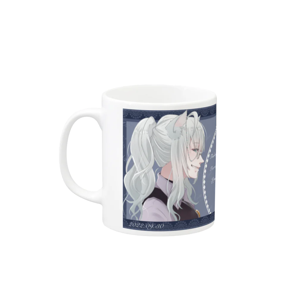 Rudolfの誕生日記念限定ヘッダーグッズ Mug :left side of the handle