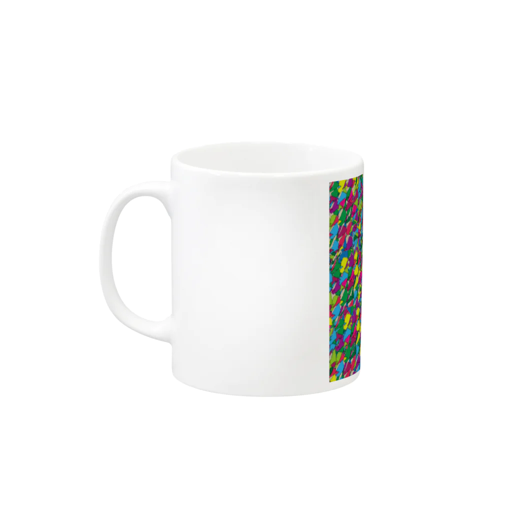 Contemporary　Artのspiral2 Mug :left side of the handle