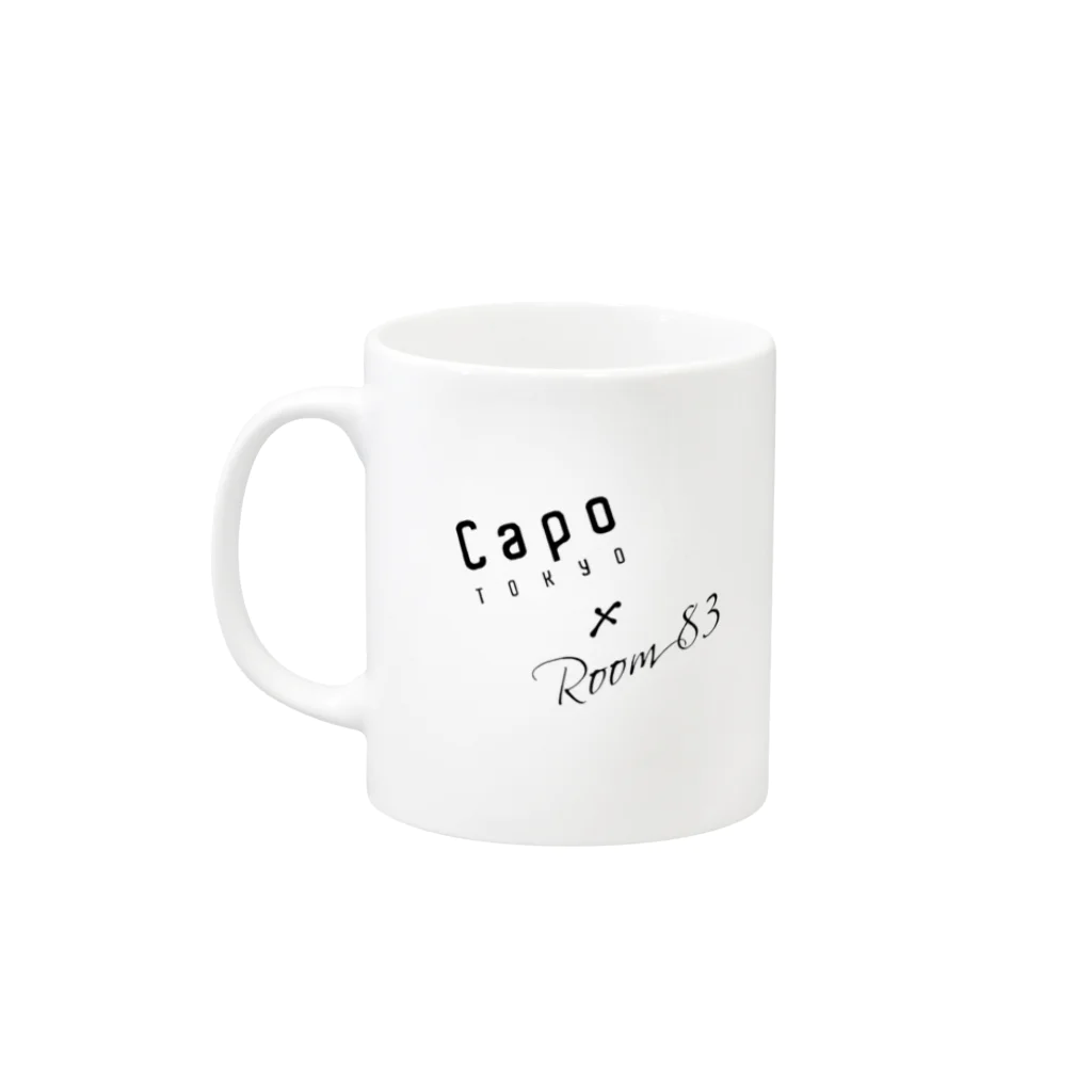 AUDIO HOLICの期間限定！Capo TOKYO × Room 83 コラボマグカップ Mug :left side of the handle