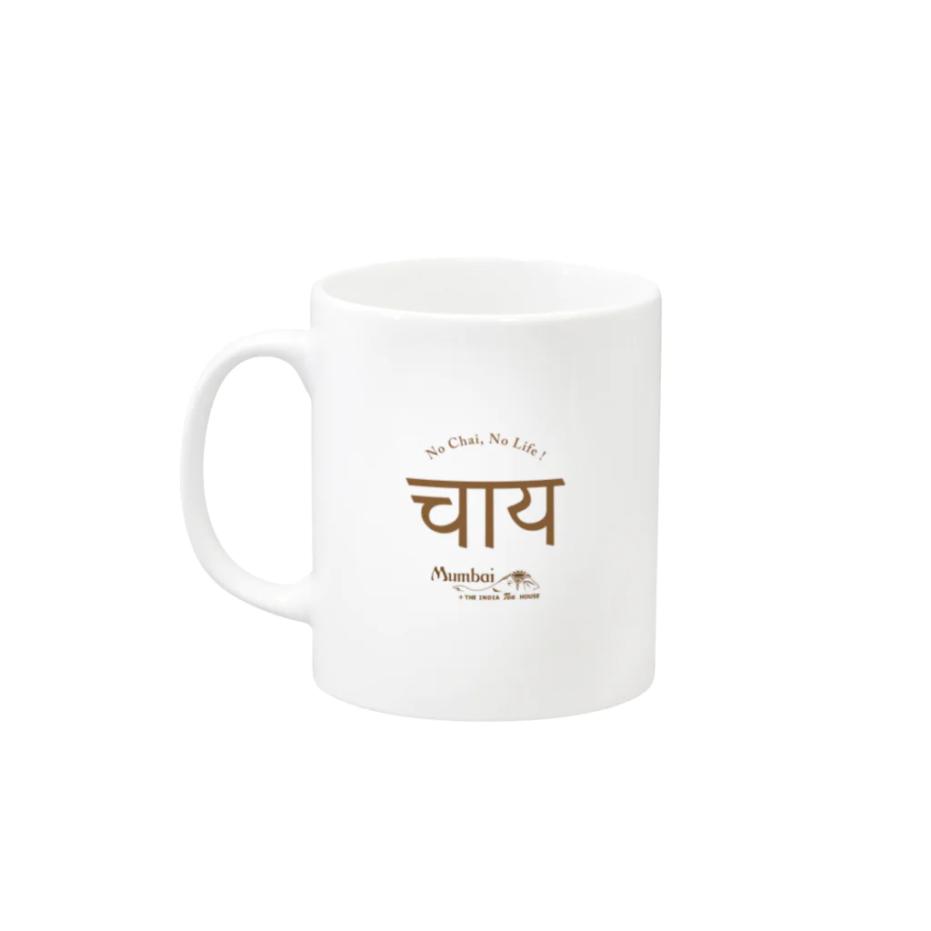 Mumbai Factoryのマグカップ　CHAI Mug :left side of the handle