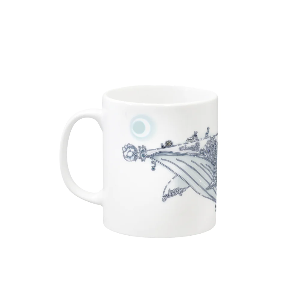 ARCANUMのARCANUM White Whale Mug :left side of the handle