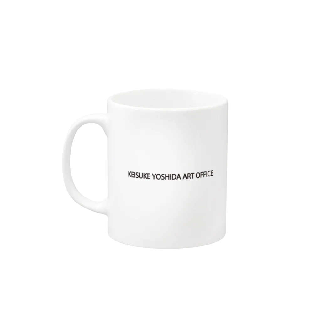 吉田圭佑アート事務所のシマネコ＿mug08 Mug :left side of the handle