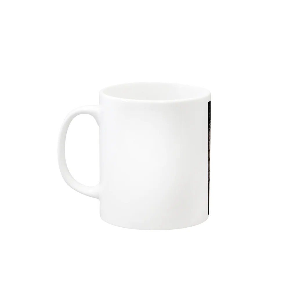 しくらのバンジョーを弾く男性 Mug :left side of the handle