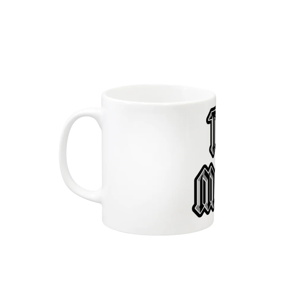 ヒロシオーバーダイブの豆腐メンタル Mug :left side of the handle