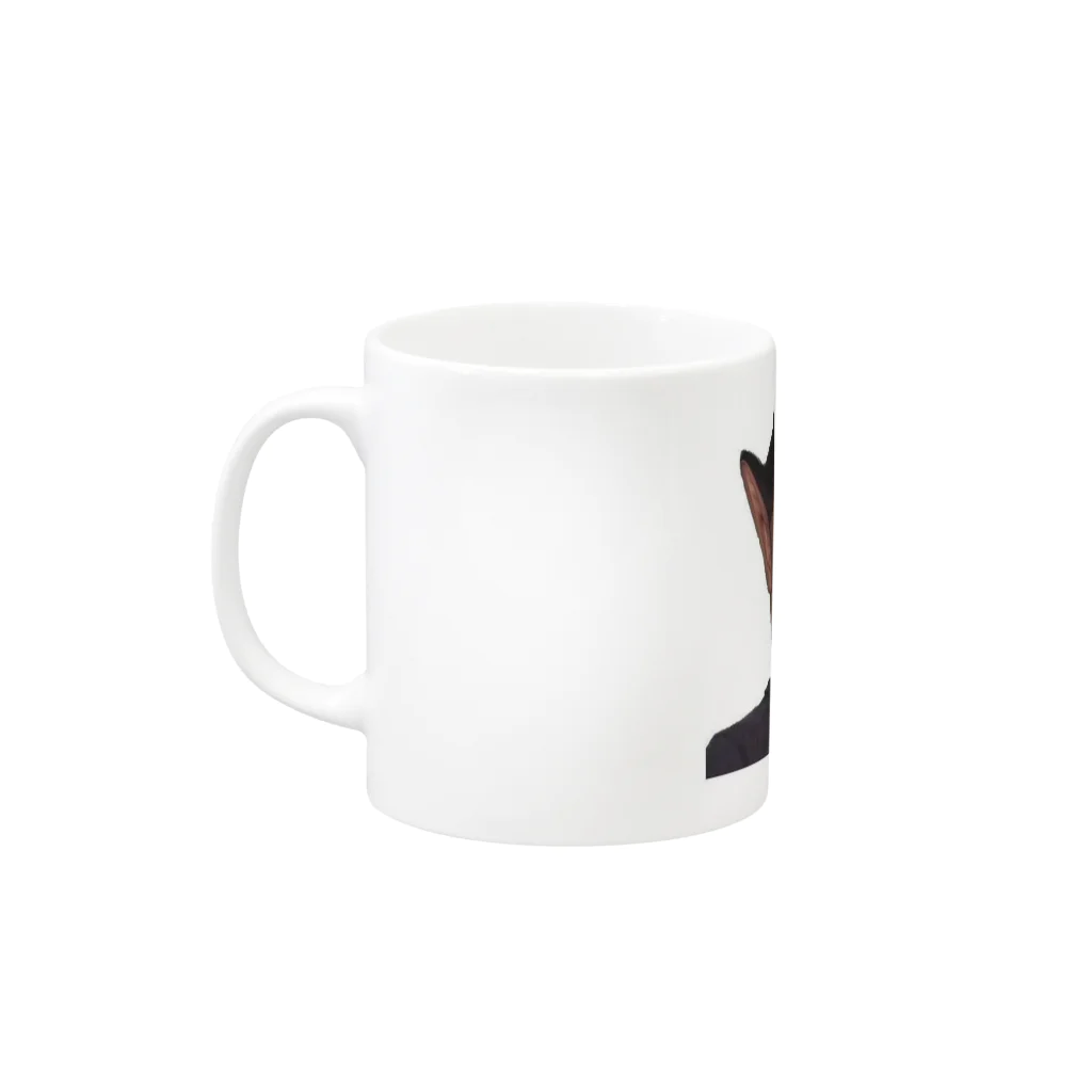 xQcのヤジーセンペー Mug :left side of the handle