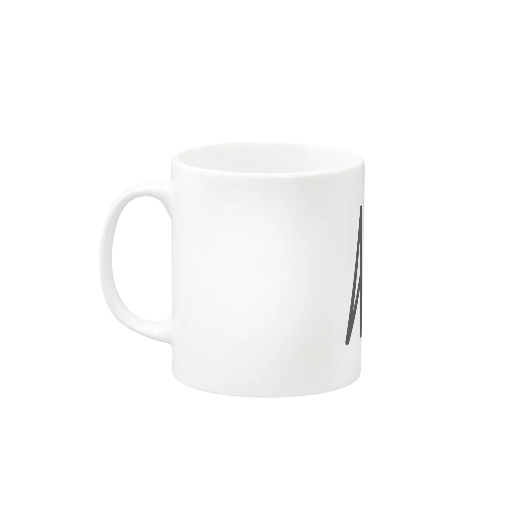 カナクギフォントのカナクギフォント「ASA」 Mug :left side of the handle