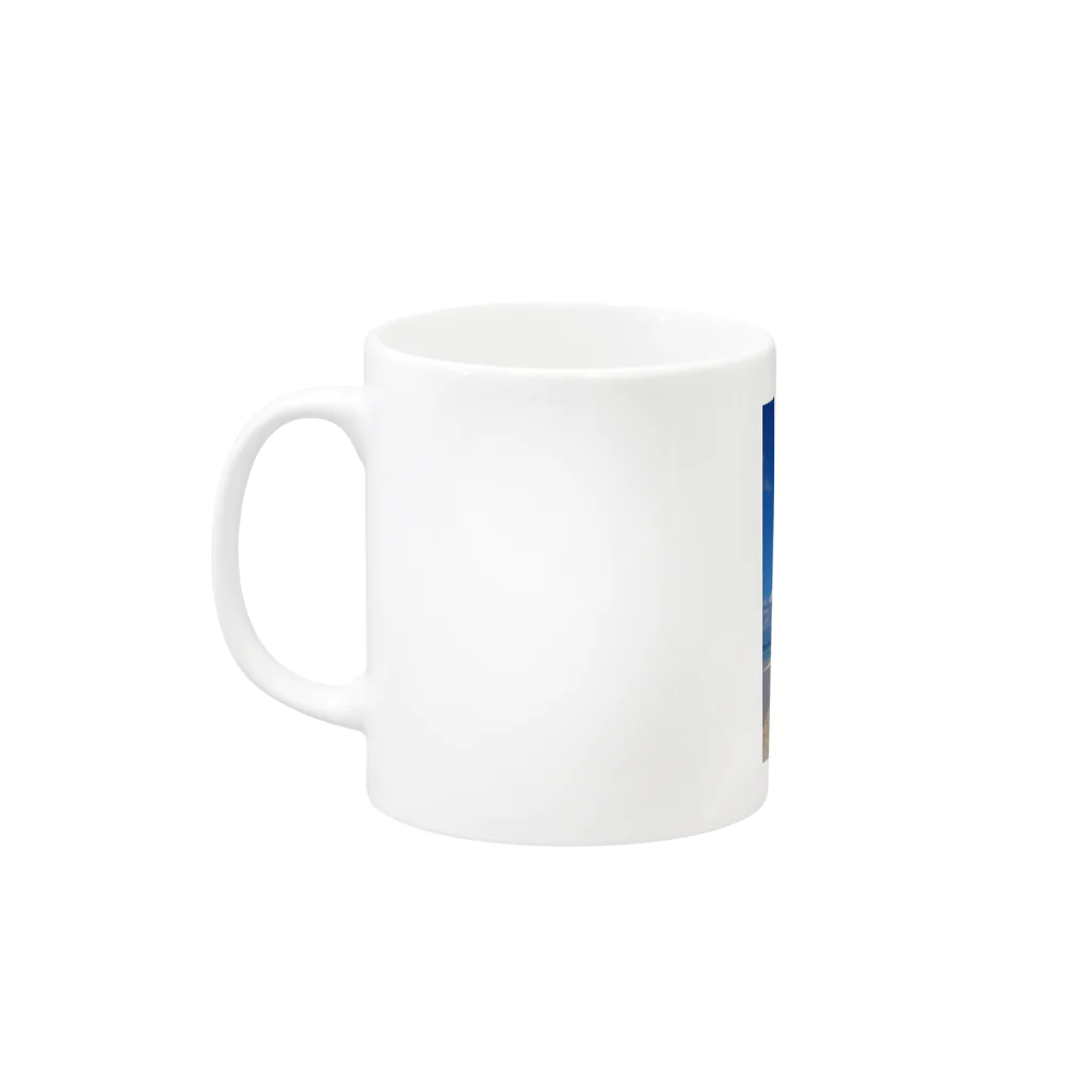 dai39の夏の浜辺 Mug :left side of the handle