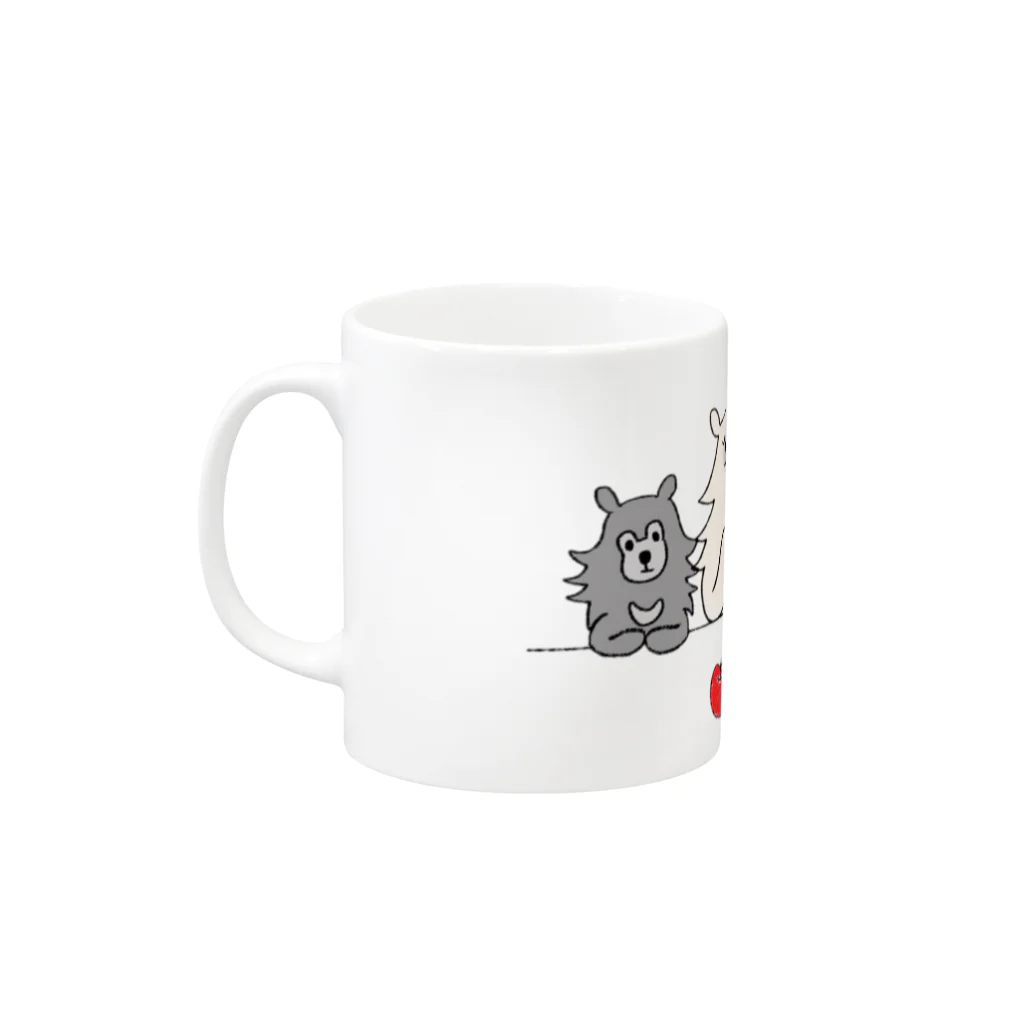 はらまきのおやつタイム Mug :left side of the handle