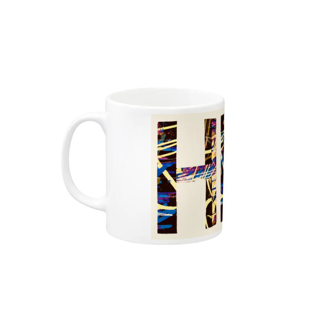 Les survenirs chaisnamiquesのHBD! Mug :left side of the handle