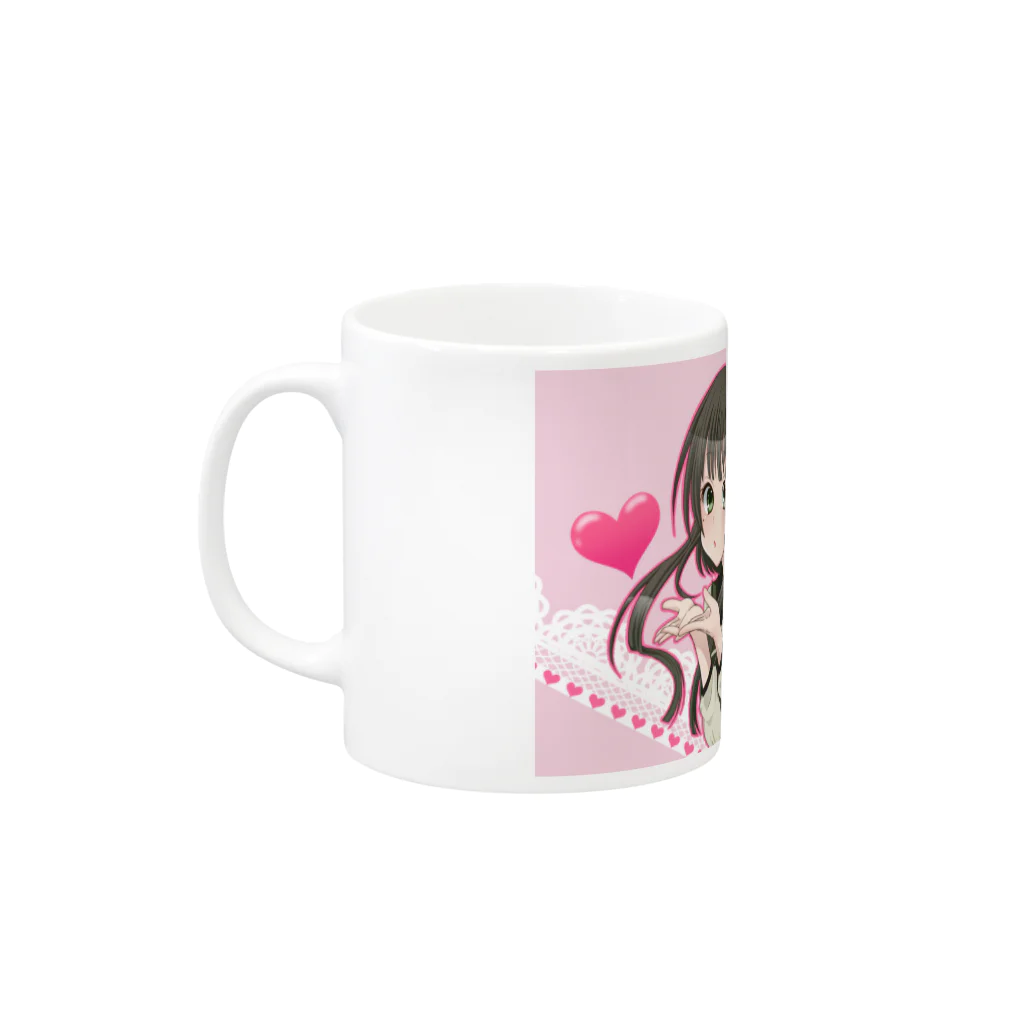 まにょりすは色々してるのまにょりす代理ちゃん Mug :left side of the handle