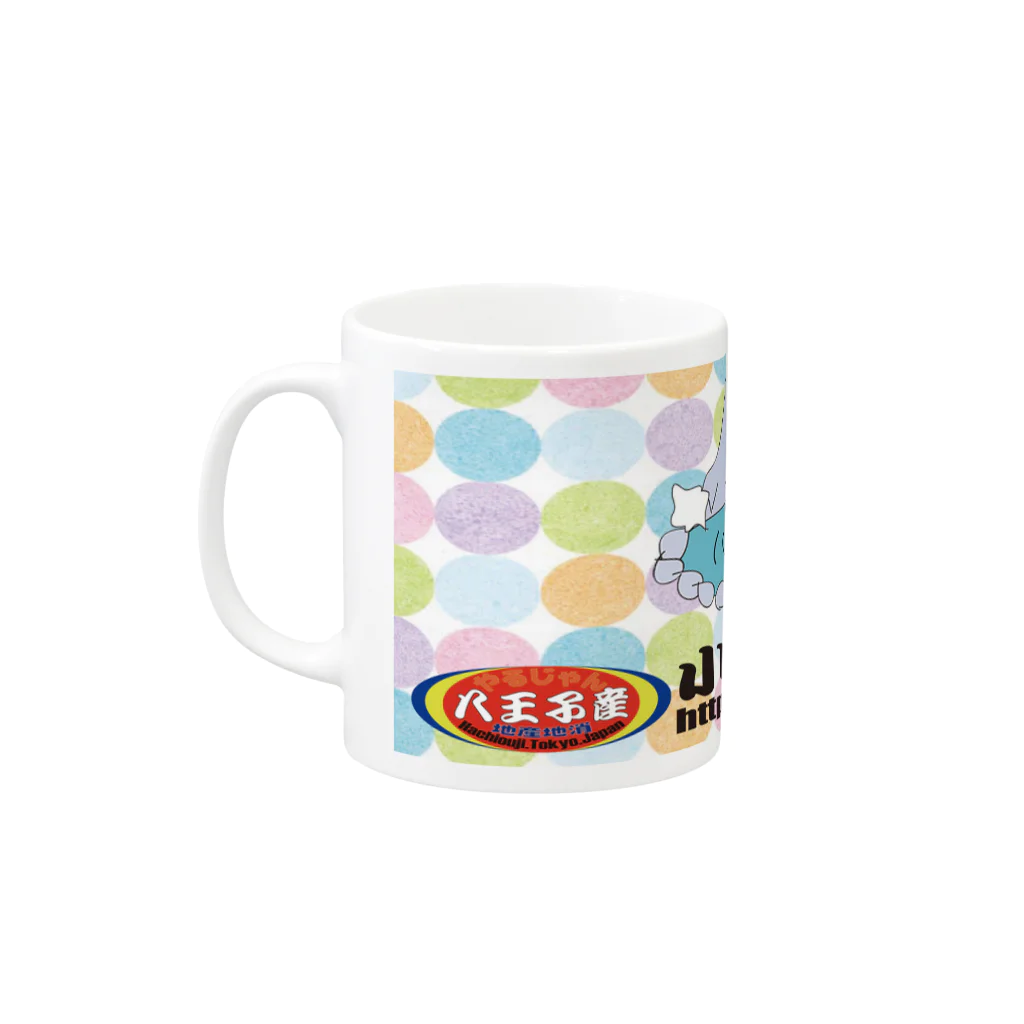 K2JAPANのKOBAYASHI CHICKEN FARM Ver2 Mug :left side of the handle