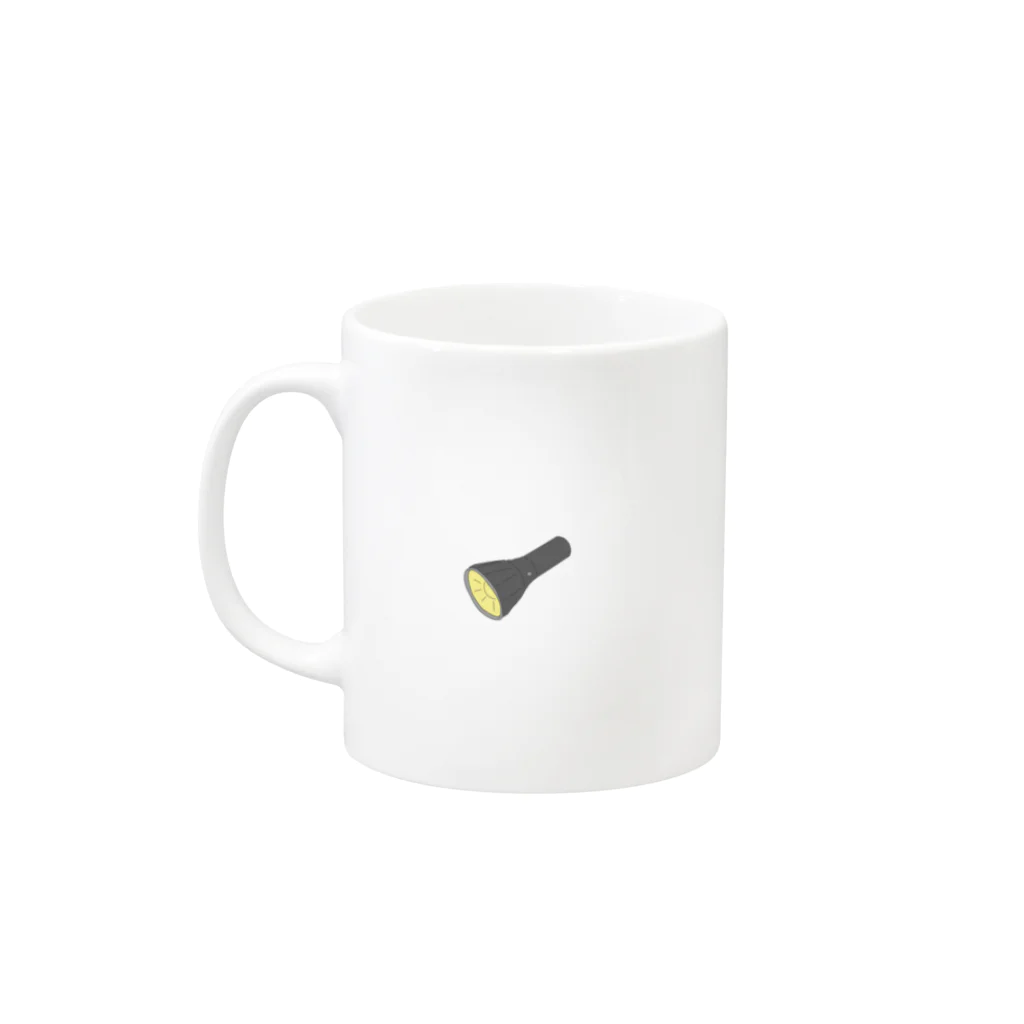 髭ショップのライト持ちげしんマグカップ Mug :left side of the handle