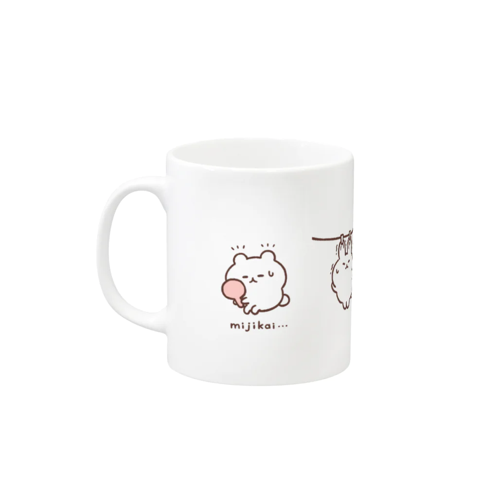 ぱんだ商店のポジティブなくま Mug :left side of the handle