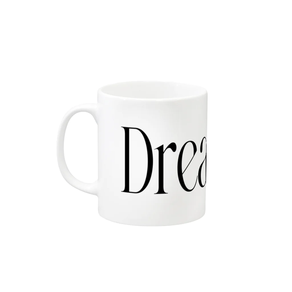 mのDream(ing) Mug :left side of the handle