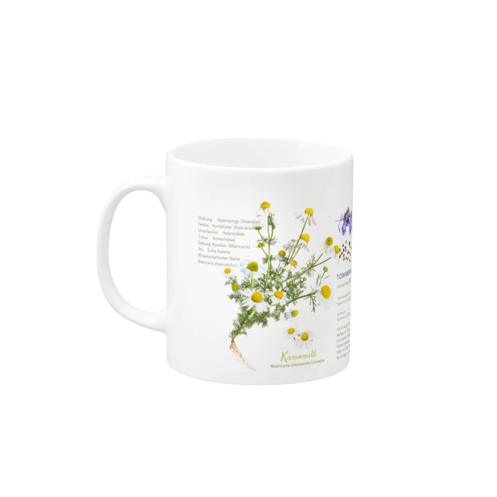 WeのHerbs Mug :left side of the handle