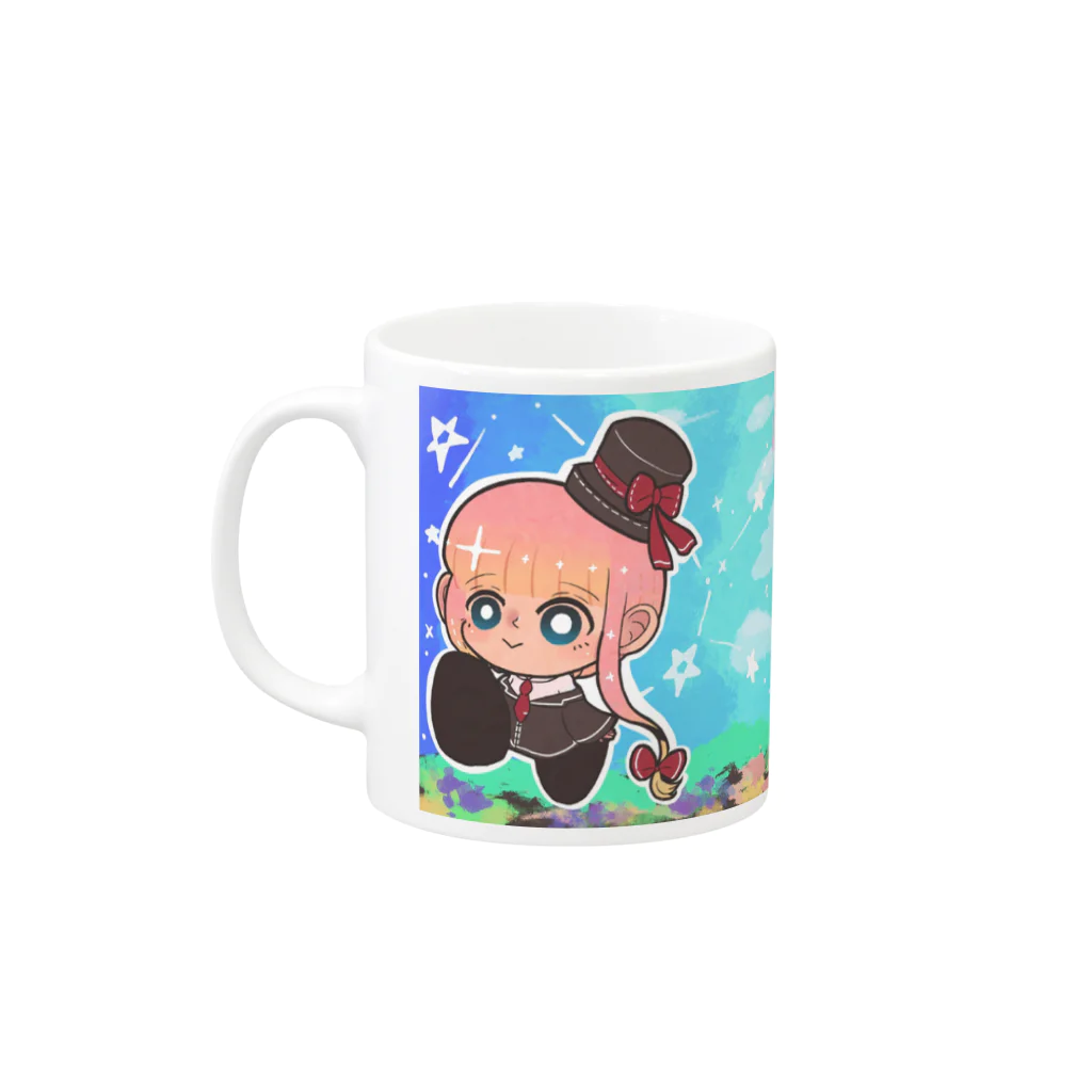 みなみもちのグッズ屋さんのネーリとアリス Mug :left side of the handle