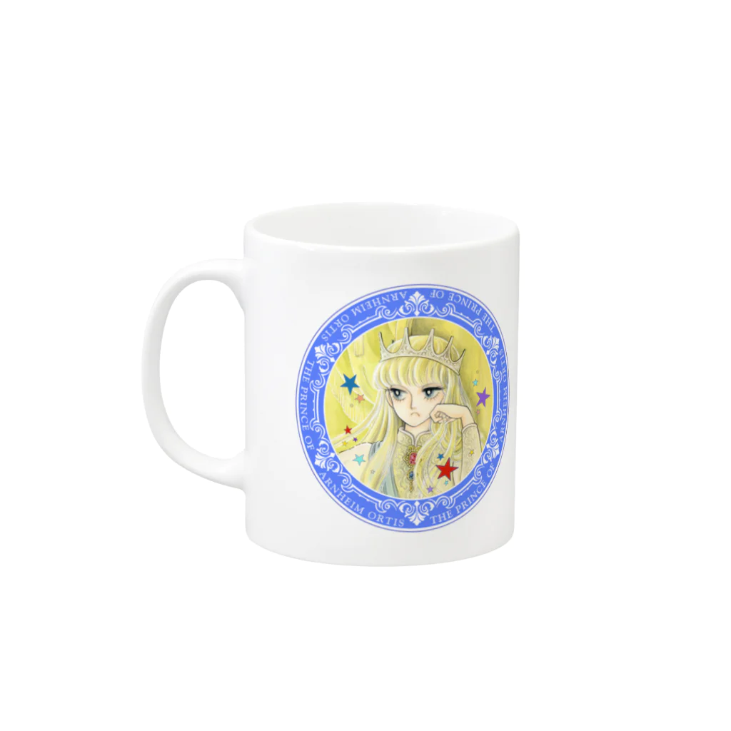 ちゃうネコ商店の千一夜マグカップ（オルティスVer.） Mug :left side of the handle