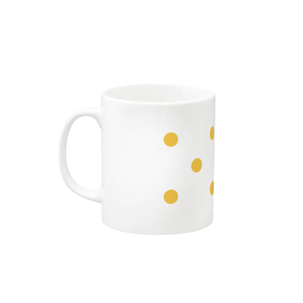 DESIのひつじ（きいろ） Mug :left side of the handle