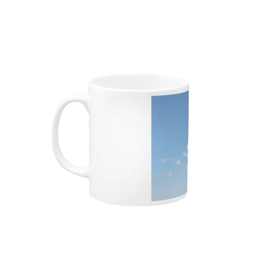 nikarasの春色の空 Mug :left side of the handle