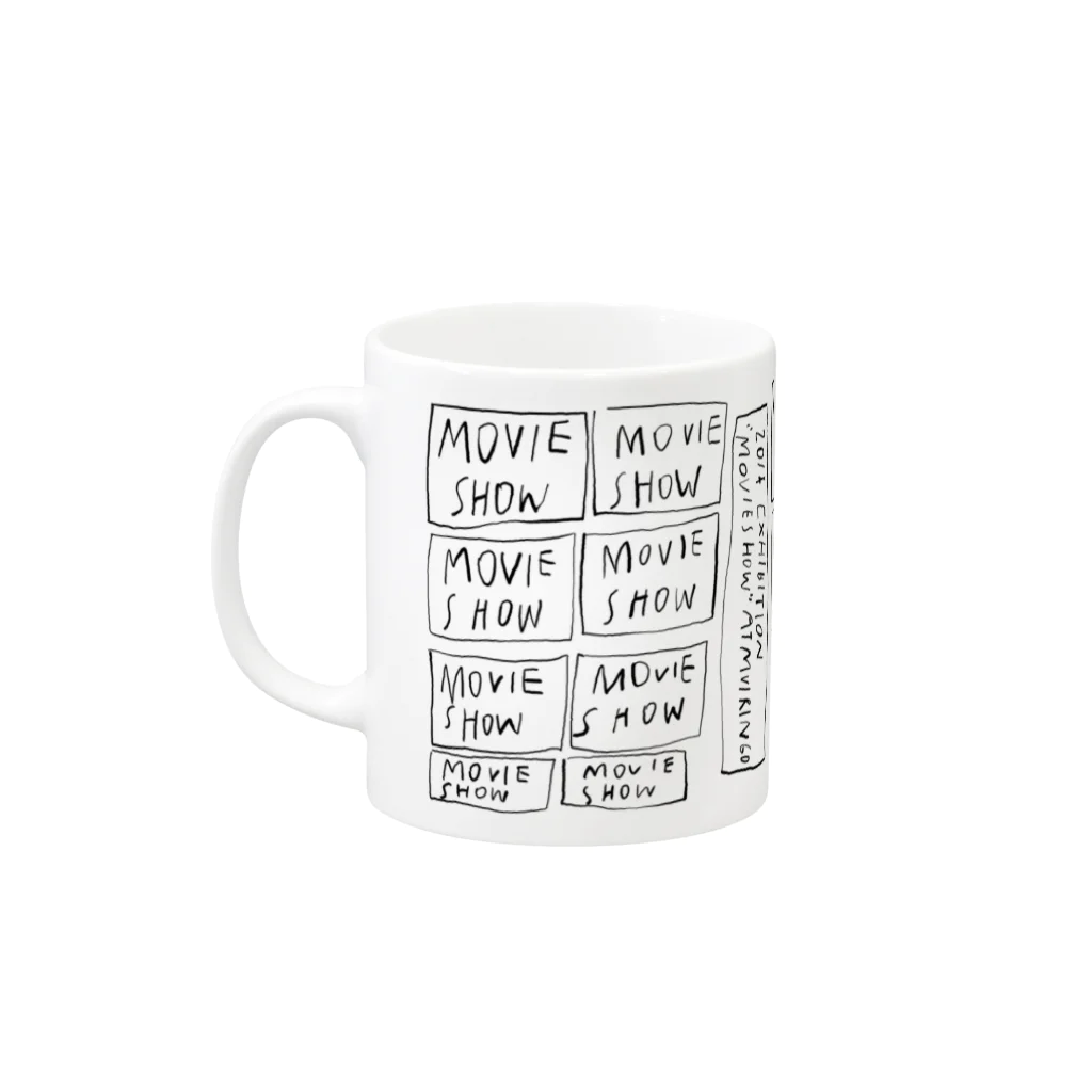 aki_ishibashiの展示“MOVIE SHOW”オリジナル商品 Mug :left side of the handle