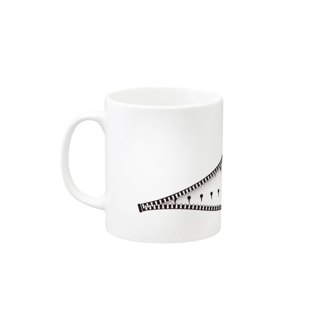 PASSIONE SUZURI支部のSticky Fingers Mug Mug :left side of the handle