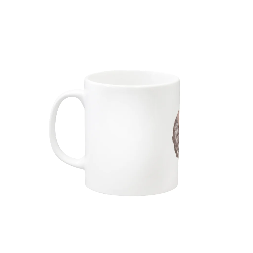 はるさめ商店のサバトラ Mug :left side of the handle