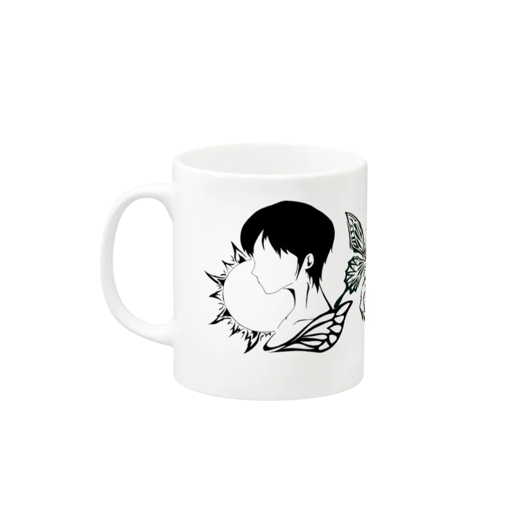 MASAの元カノトライバル Mug :left side of the handle