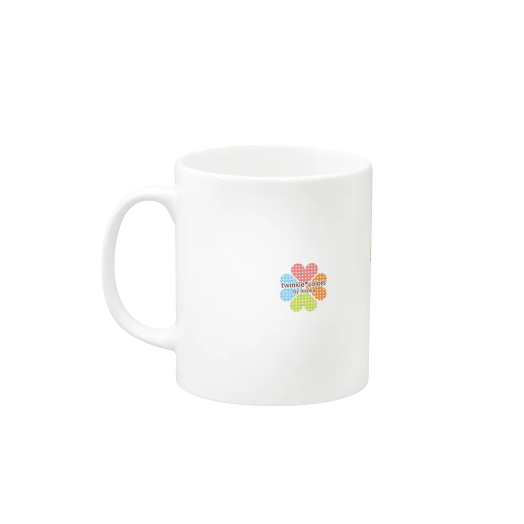 hirokaのcolorfulぶっくふれんず Mug :left side of the handle