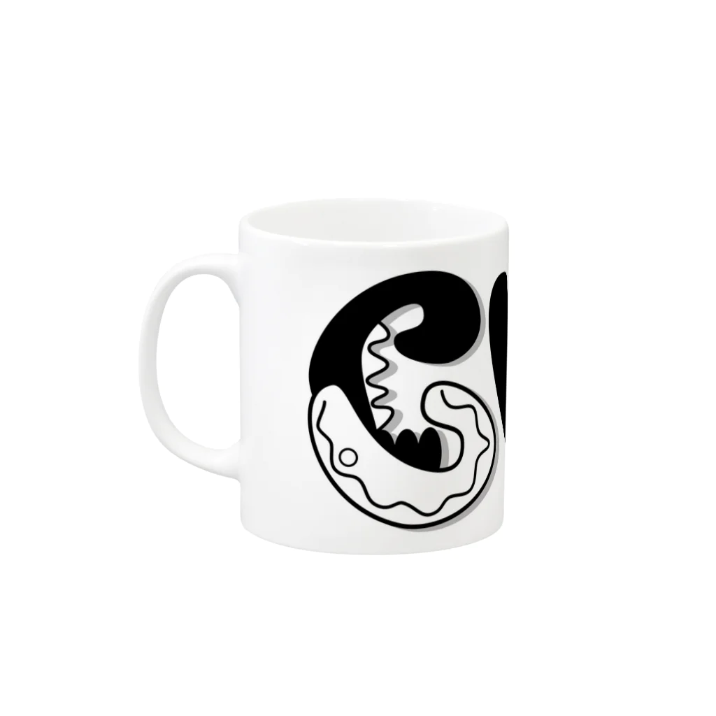 T_sのCUPマグカップ Mug :left side of the handle