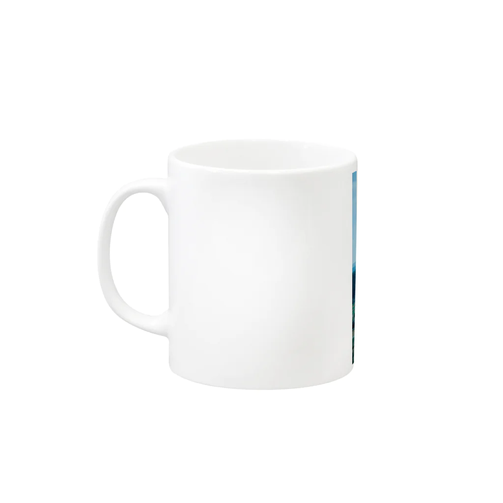 ムクロジのnothing Mug :left side of the handle