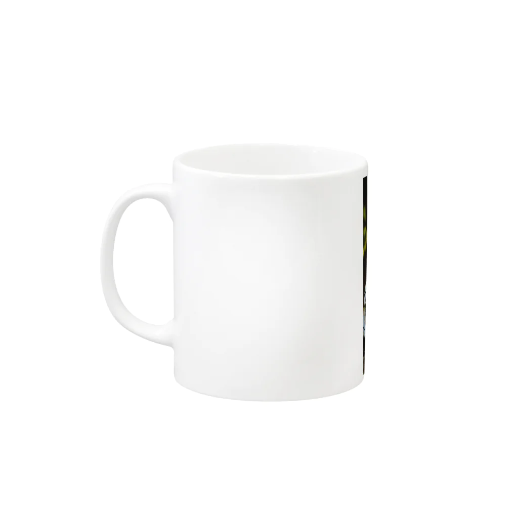 いぐのしんの桜と光 Mug :left side of the handle