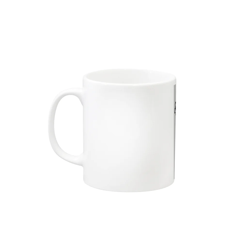 ディーセント・ワーク商店（人間らしい働き甲斐のある仕事）の不思議なデザイン Mug :left side of the handle