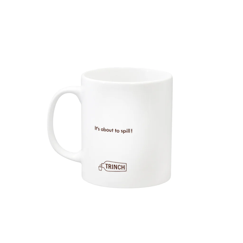 TRINCHのすきまからしたたる夜に Mug :left side of the handle