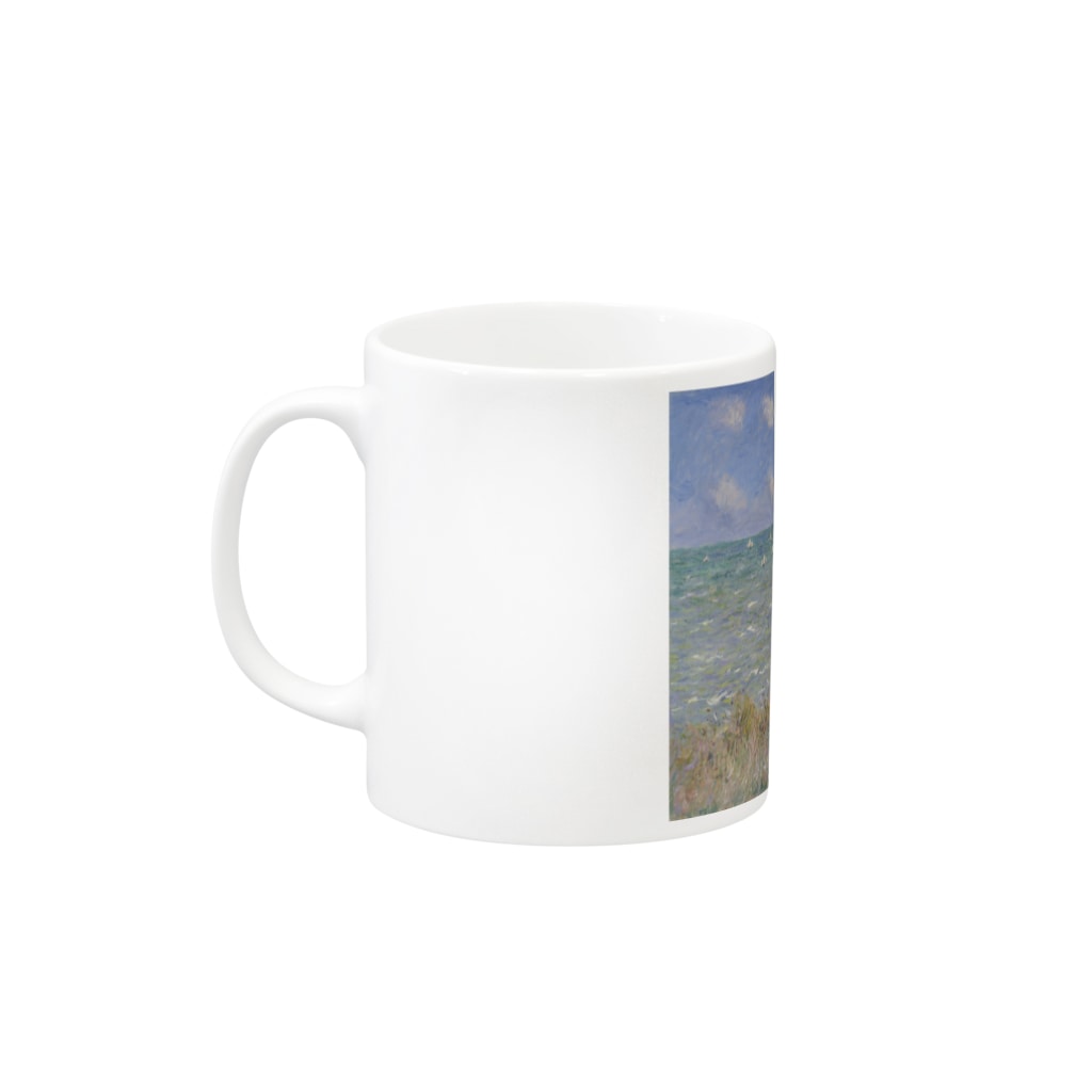 SONOTENI-ARTの004-018　クロード・モネ　『プールヴィルの断崖の上の散歩』　マグカップ Mug :left side of the handle