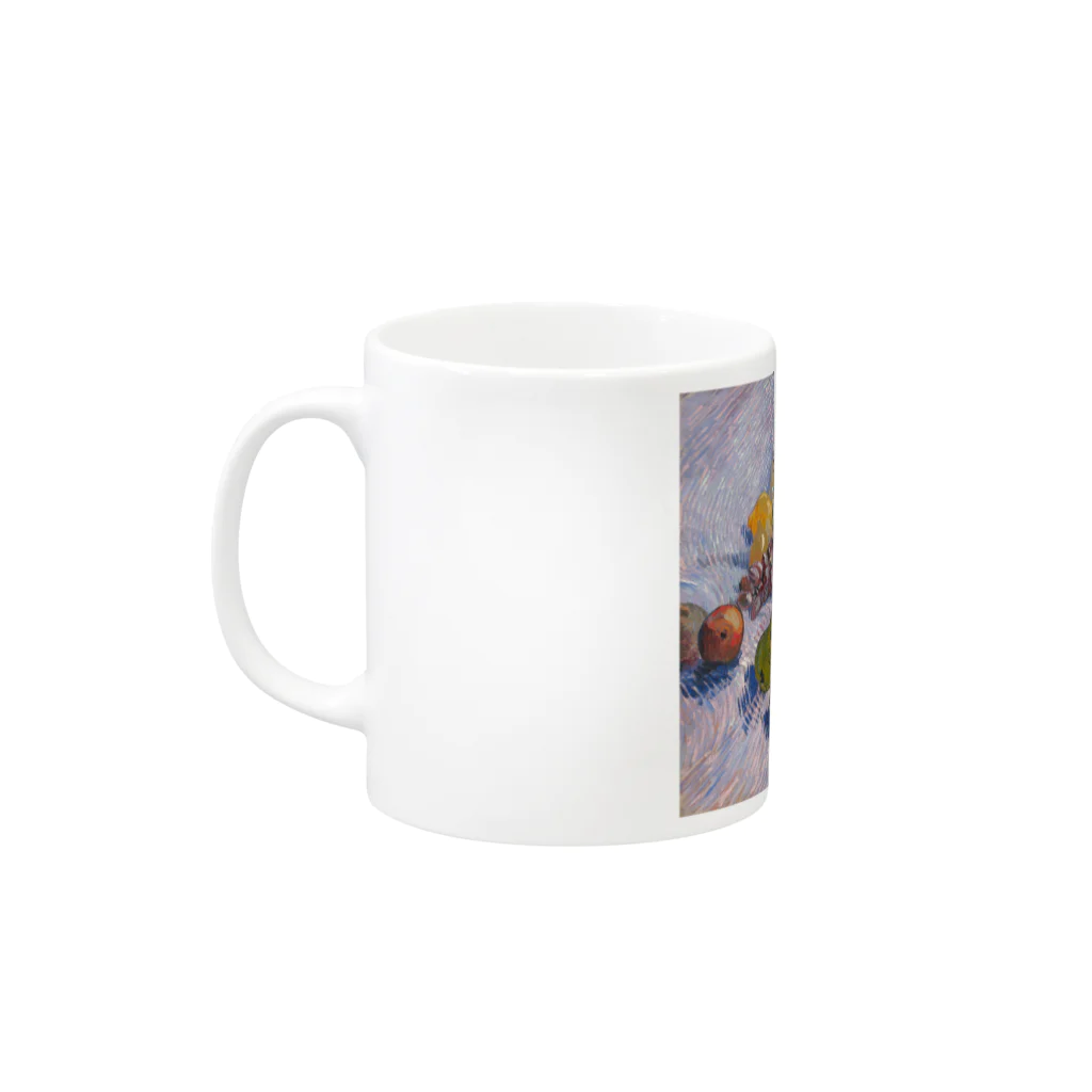 SONOTENI-ARTの005-017　ゴッホ　『リンゴ、セイヨウナシ、レモン、ブドウのある静物 』　マグカップ Mug :left side of the handle