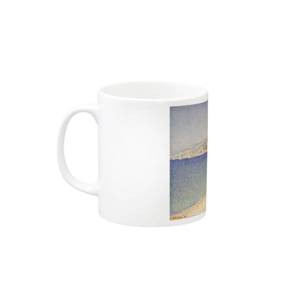 SONOTENI-ARTの025-002　ポール・シニャック　『カシスの桟橋』　マグカップ Mug :left side of the handle